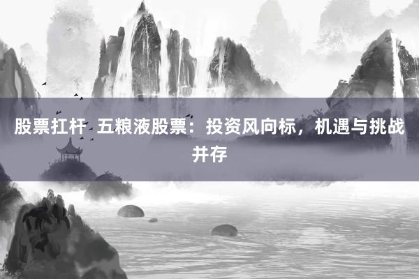 股票扛杆  五粮液股票：投资风向标，机遇与挑战并存
