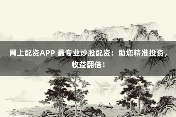 网上配资APP 最专业炒股配资：助您精准投资，收益翻倍！