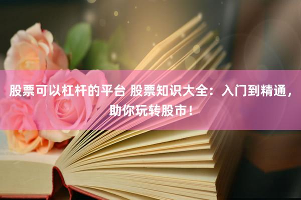 股票可以杠杆的平台 股票知识大全：入门到精通，助你玩转股市！